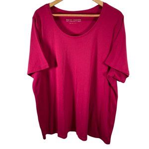 👗5/$25 - Fuchsia Shaped Fit T-Shirt